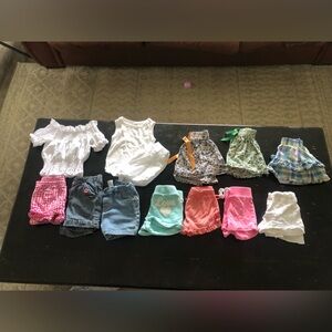 Girls shirts, shorts & skirts